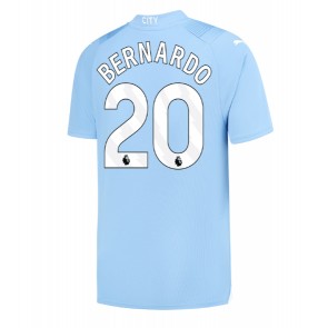 Lacne Muži Futbalové dres Manchester City Bernardo Silva #20 2023-24 Krátky Rukáv - Domáci